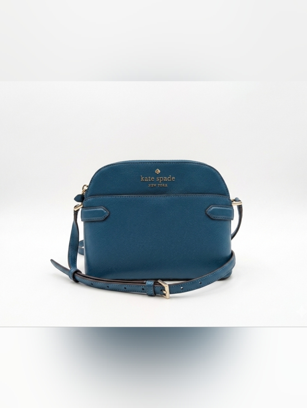 Kate Spade Staci Dome Crossbody, Dark Peacock (Teal) - EUC!